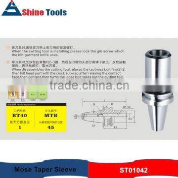 BT40-MTA MOSE TAPER SLEEVE HIGH PRECISION TOOL HOLDER