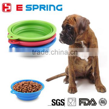 Dog Food Bowl Water Feeding Portable Travel Foldable Bowl for Pet