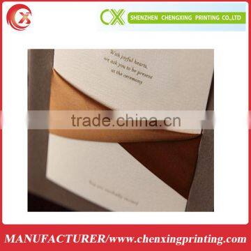 Free sample wedding card luxurious invitation card