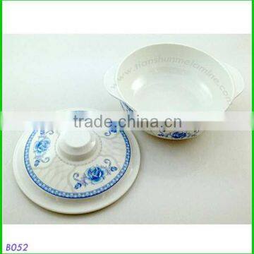 3pcs dinnerware set , melamine bowl with lid