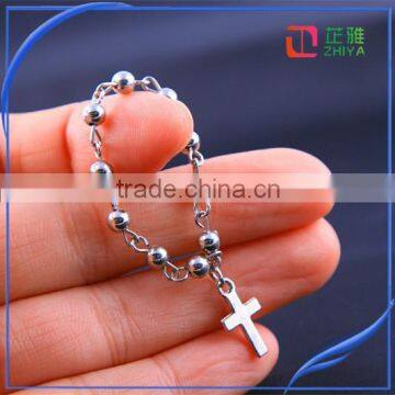 antique silver rosary rings