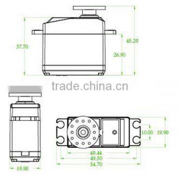 K-power P0300 3kg RC Servo Designed for All Standard 1/10 and 1/8 Models photo-4