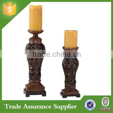 Hot-seller Cheap Resin Candle Candle Holder Set