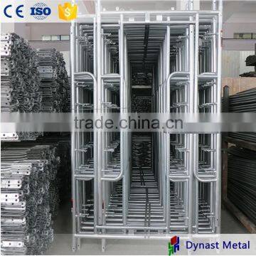 Q235 ladder tubular steel frame scaffolding