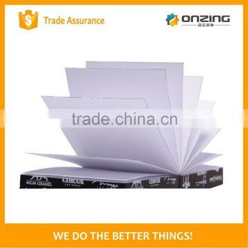 100gsm Woodfree Paper 4 Sides Logo Printing Memo Cube Note Pad photo-3