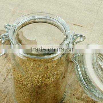 70ml Mini Clear Round Metal Clip Glass Jars photo-2