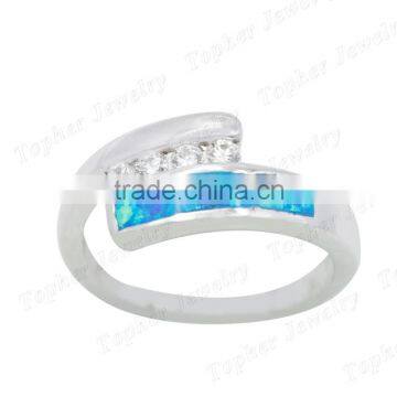 Manufacturer Wholesale Latest Designs Simple Design Ring With cz photo-2