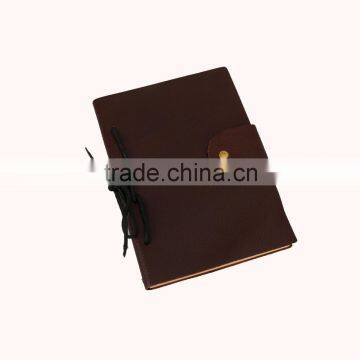 Plaro Style High Quality Business Gifts Cow Logo Leather Notebook photo-3