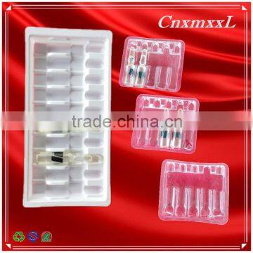 Convenient And Ecofriendly Transparent Plastic Ampoule Blister Tray With Low Price