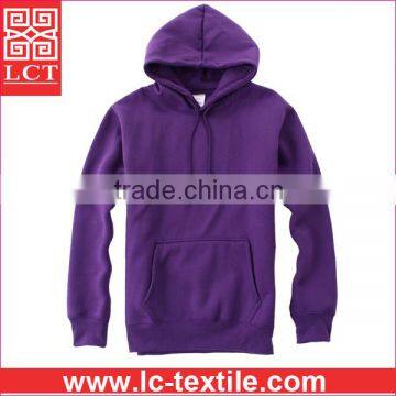 supply 2015 spring popular 80%cotton/20%polyester blend breathable hoodies featuring patch pocket(LCTH0004)