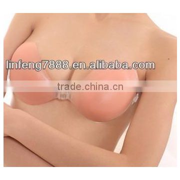 Wholesale Hot Selling Push Up Invisible Silicone Bra with strap