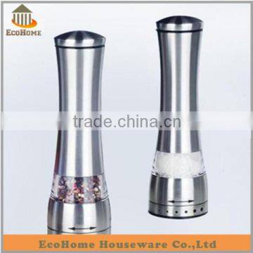 EC026AM stainless steel salt and pepper grinder set,salt and pepper mill