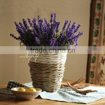 handmade willow wholesale christmas flower pots