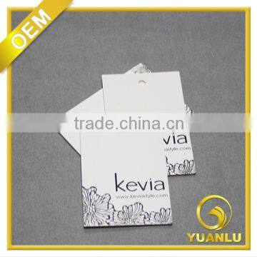 custom fashion design hang tag clothing hang tag