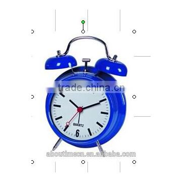 the round mini plastic alarm clock unique style