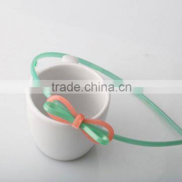 Handmade Bow Tie Hair Ornament for Girls Cheap Plastic Custom Headband Thin Hair Band With Teeth photo-4