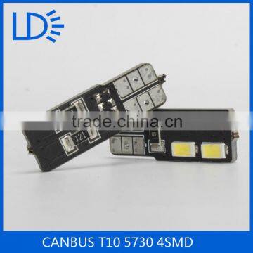 Cheap car lighting bulbs canbus 2W 5730 4smd t10 led lights