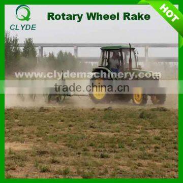 Wheel hay rake for 30hp tractor