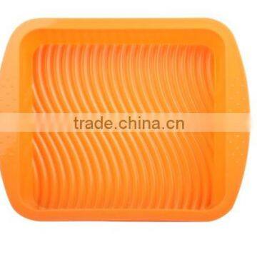 Large Square Shaped Baking Pan Silicone Loaf Cake Mold