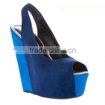 2012 PrettySteps new arrival fashion high leather open toe women high heels summer wedge platform sandals shoes