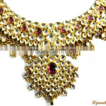 Indian Bridal Kundan Necklace Sets, Jaipur Kundan Necklace Sets, Kundan Jewellery