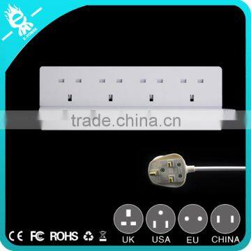 4 Outlet/Home Office Surge Protector With 4 Port Desktop USB Charging Station photo-2