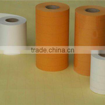 Auto oil filter paper 145 g/sq.m yellow high effencicy filter paper