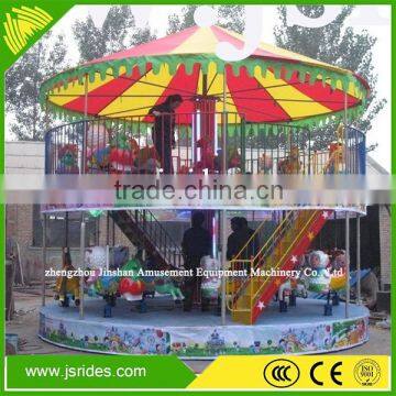 high quality mini carousel horse for sale 6 seats carousel small carousel