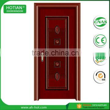 Latest design different color steel door making machines cheap exterior steel door for sale