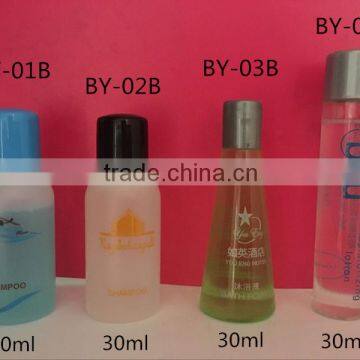 OEM hotel amenities bottle sets/ New Design customized hotel amenities shampoo and conditioner