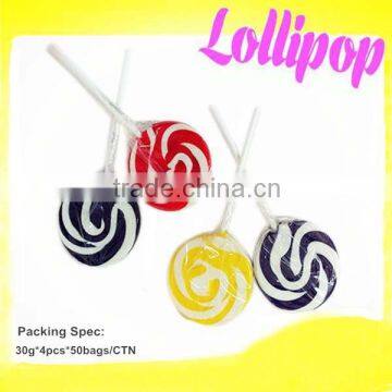 giant rainbow big bom lollipop with fruit flavour candies