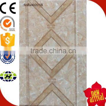 250x400mm 3d inkjet ceramic wall tile with decorative border designs