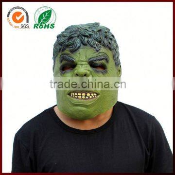 Halloween Super Hero Latex Man Real Face Head Mask