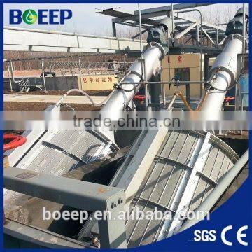 Rotating drum bar screen machine for wastewater treatment