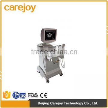 Hospital 10-inch monitor 2 probe connector usb Digital Ultrasound Scanner with Trolley