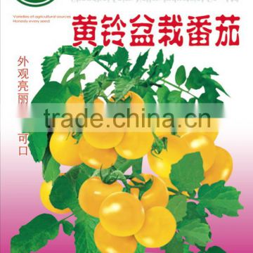 Landscape Yellow Cherry Tomato Seeds For Pot Growing-Yellow Bell Pot Tomato