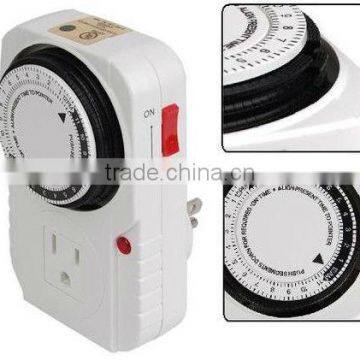 Single outlet analogue Timer,Grow Light,Hydroponics accessory