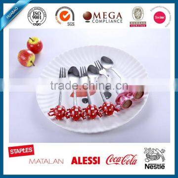 Hot Sale Bulk Stainless Steel Dinner Spoon With Designed Resin Handle