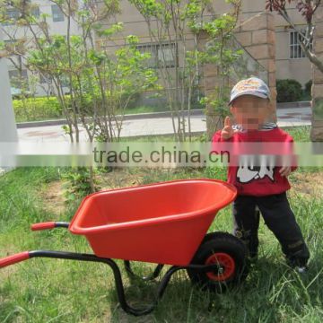 excellent quality kid wheelbarrow with plastic tray and rubber Wheel Kid beach wheelbarrow WB0605P