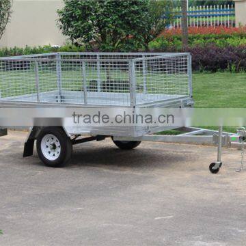 2016 Hot Sales!!! High Quality 7x5ft Hot Dipped Galvanized Stronger Utility Caged Box Trailer photo-5