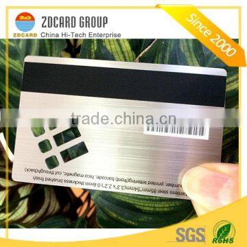 Customized Logo Metal Barcode Gift Cards