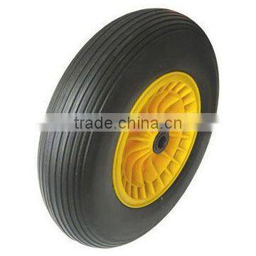 Flat Free PU Foam pu foam wheel wheelbarrow tire