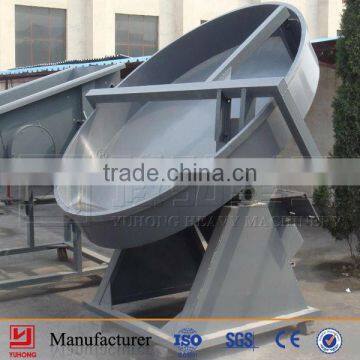 fertilizer granulating disc for making animal manure granules