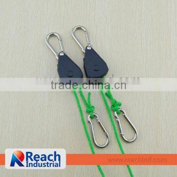 1/8" Rope Ratchet Hanger- Metal Ratchet Mechanism