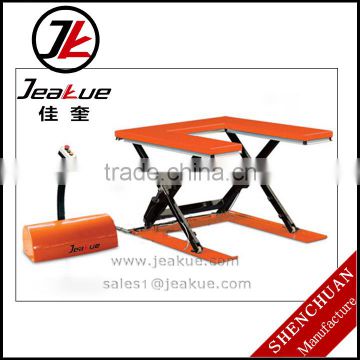 2016 U shape AC motor electric hydraulic lift table