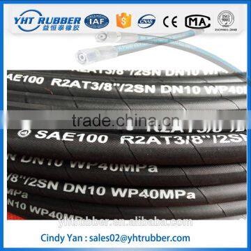 EN 853 2SN steel wire braided 4inch rubber hose