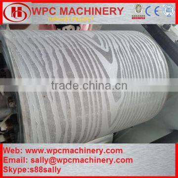 Small Volume Electrical Wpc Embossing Machine For Outdoor Floor