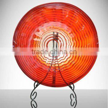 red round swirl antique murano wall hanging wedding decoration; container home; garden decoration plates