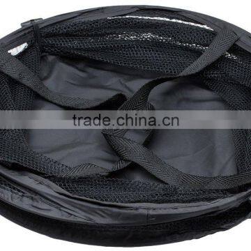 Vivinature Large Round Mesh Laundry Foldable Hamper With Hard Canvas photo-3