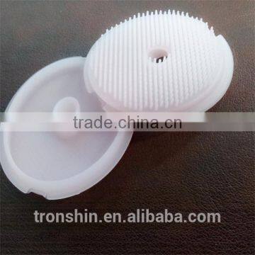 Soft Food Grade Light Pink Silicone Face Cleaning and Clearing Brush photo-5